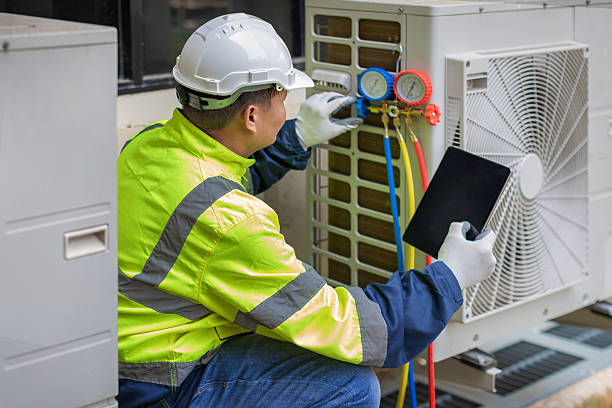 Professional Hvac technician working in Oswego, NY